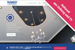 PLAMECO Decken Siegen Website